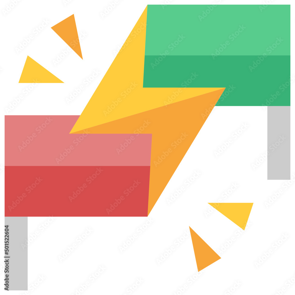 conflict flat icon conflict flat icon