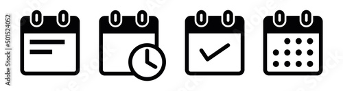 Calendar Icon. Date Icon. Years Icon, Vector Illustrator