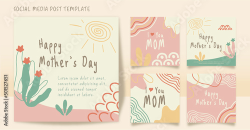 Happy Mother s Day Social Media Template