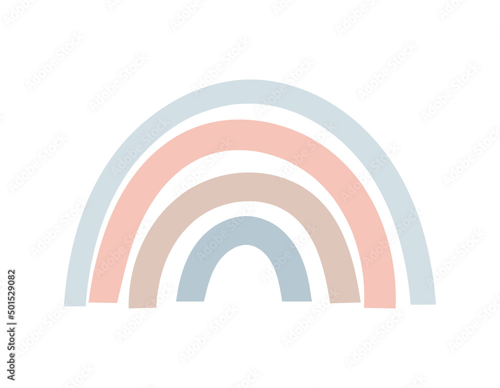 cute hand drawn colored rainbow with pastel soft colors. Best for textile and postcards design. cute hand drawn colored rainbow with pastel soft colors. Best for textile and postcards design.