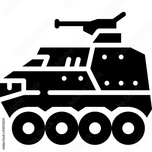 armored van solid icon