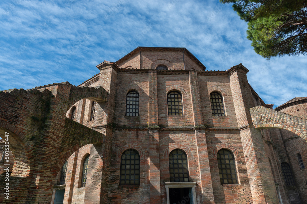 The basilica of San Vitale