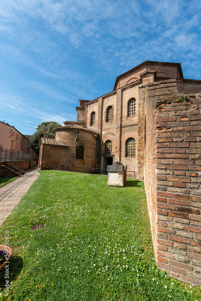 The basilica of San Vitale