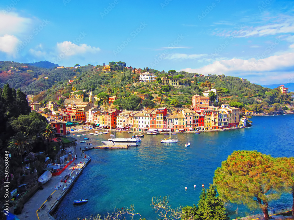 Portofino on Italian coast