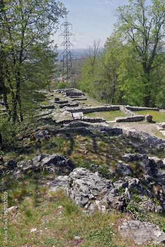 Tremona-Castello archaeological Park in Switzerland
