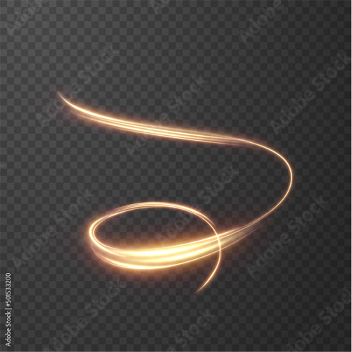 Shiny spiral light lines vector background. EPS10