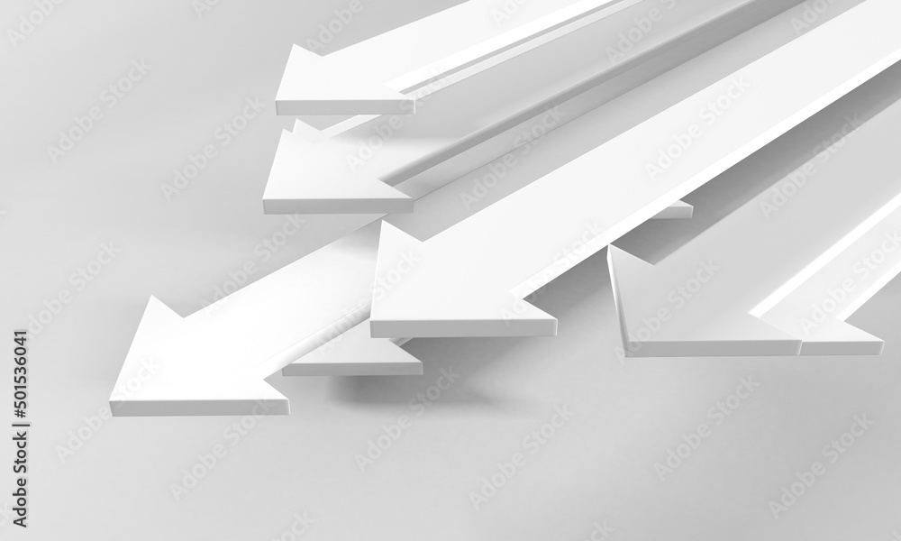 Arrows business concept. Minimalistic design Arrows business concept. Minimalistic design