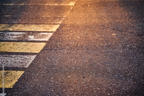 crossing in the city