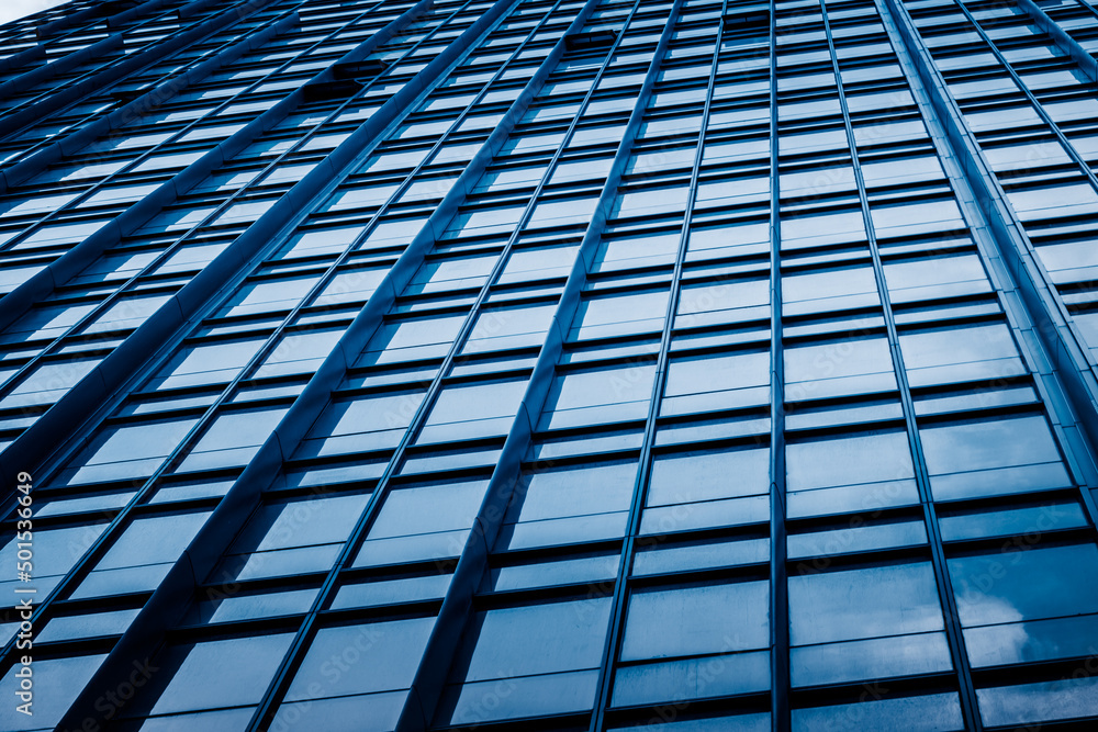 Close-Up of Modern Office Buildings in city of China. Close-Up of Modern Office Buildings in city of China.