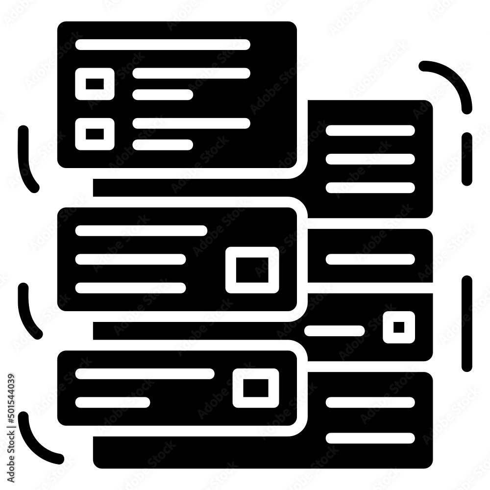 Database harddisk storage glyph icon. Can be used for digital product, presentation, print design and more. Database harddisk storage glyph icon. Can be used for digital product, presentation, print design and more.