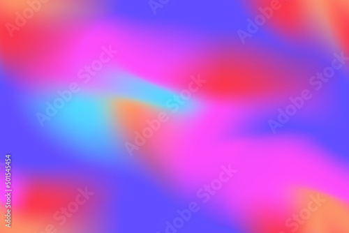 Abstract liquid gradient tileable background. Modern holographic gradient seamless texture. Stylish blur surface with color mix