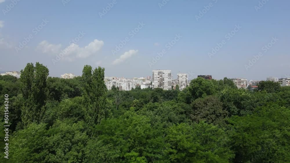Amazing Aerial view of South Park in city of Sofia, Bulgaria Amazing Aerial view of South Park in city of Sofia, Bulgaria