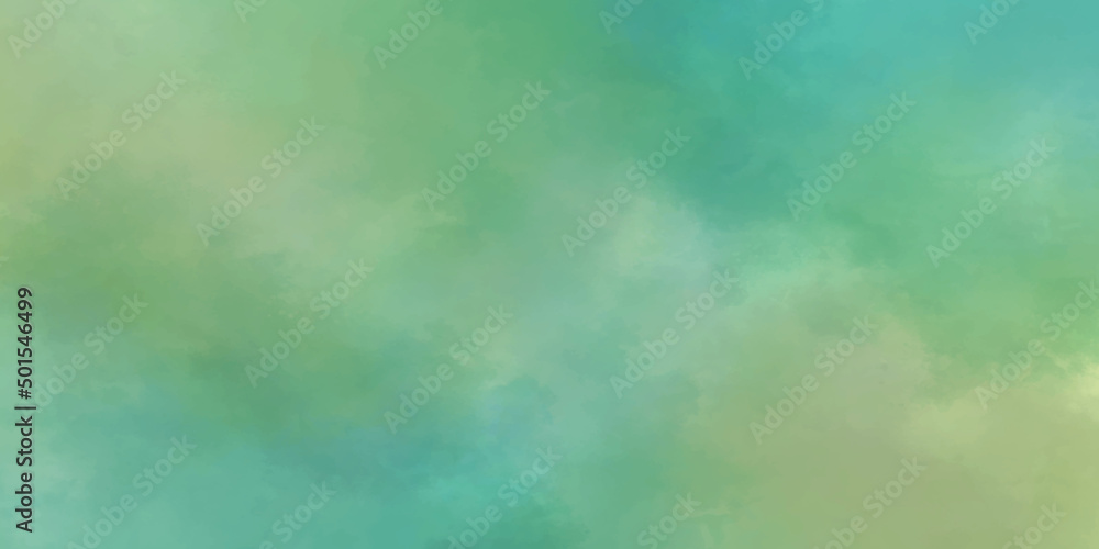 Abstract blurry colorful grunge watercolor background, stylist colorful background texture, Colorful green or blue background for any design and decoration.