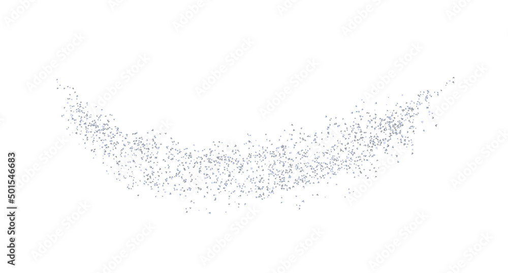 Arc backdrop plume silver texture crumbs. Silverish dust isolated. Vector. Arc backdrop plume silver texture crumbs. Silverish dust isolated. Vector.