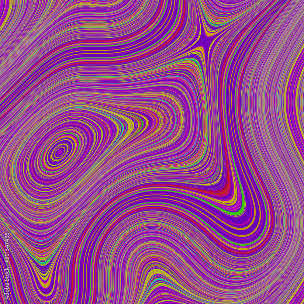 Minimalistic colorful magenta shades background of wavy lines, stripes