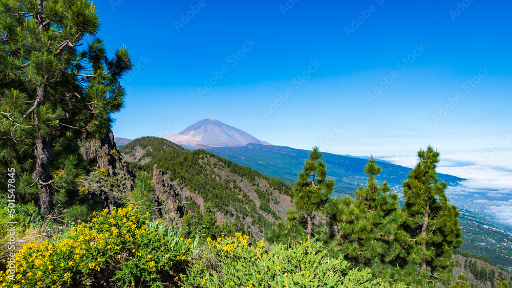 Vulkan El Teide, höchste Berg von Spanien auf Teneriffa - Kanarische Inseln
