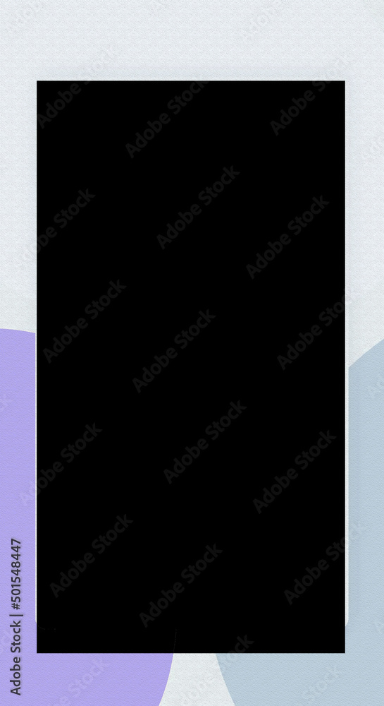 black background with colorful frames
