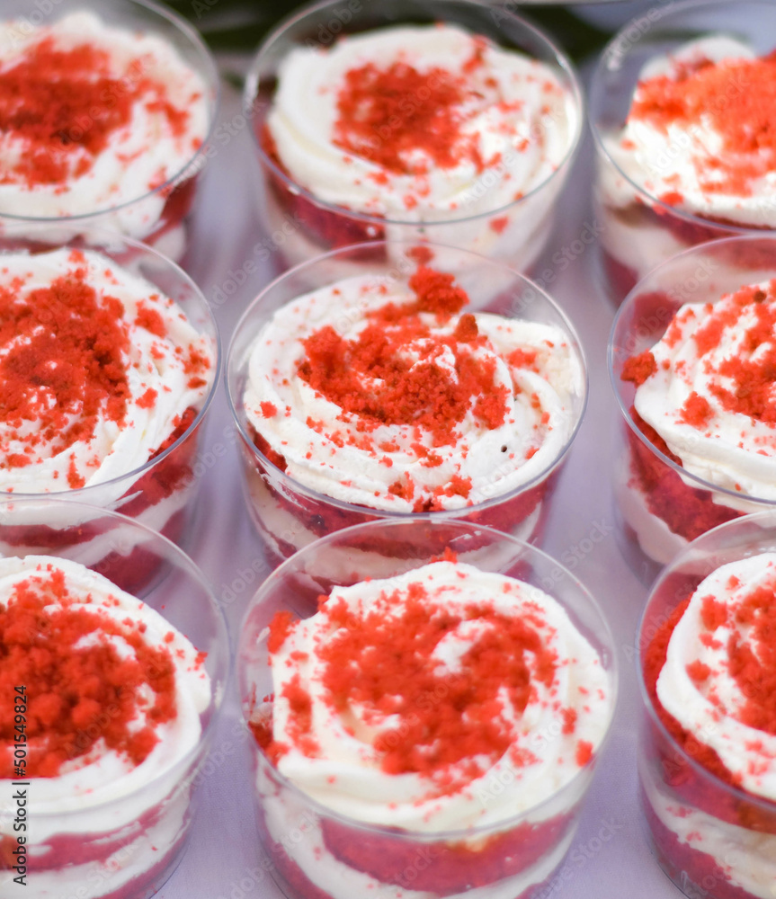 tarta red velvet en vaso individual tarta red velvet en vaso individual