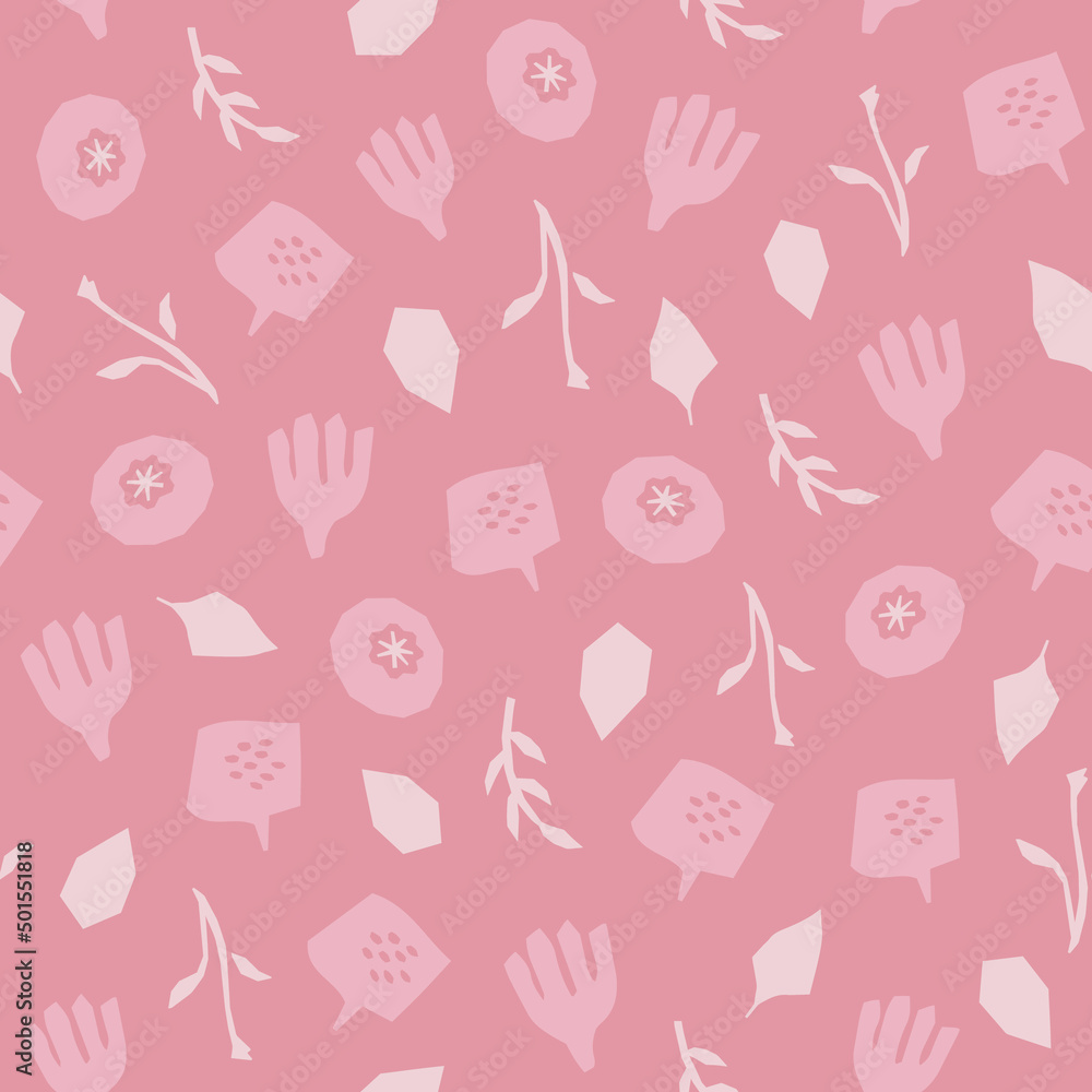 Spring summer botanical seamless pattern Spring summer botanical seamless pattern