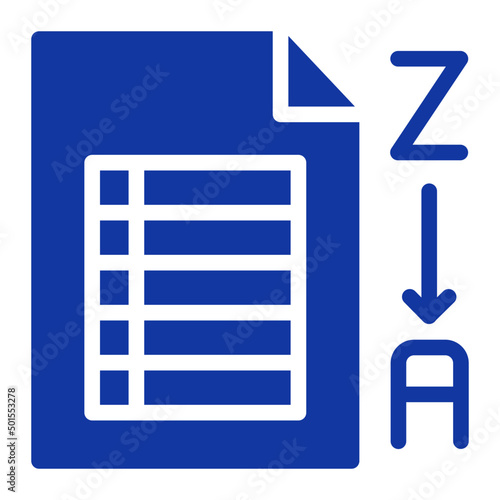 sort gradient icon