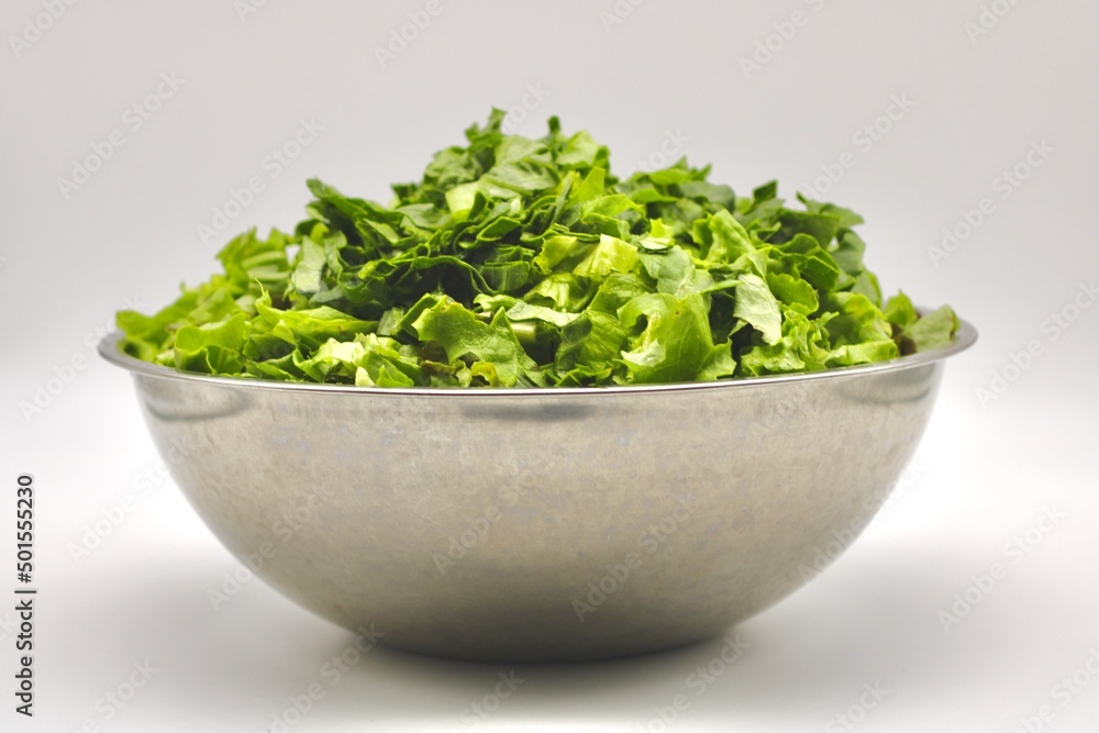 Fresh Green Lettuce in Bowl Fresh Green Lettuce in Bowl
