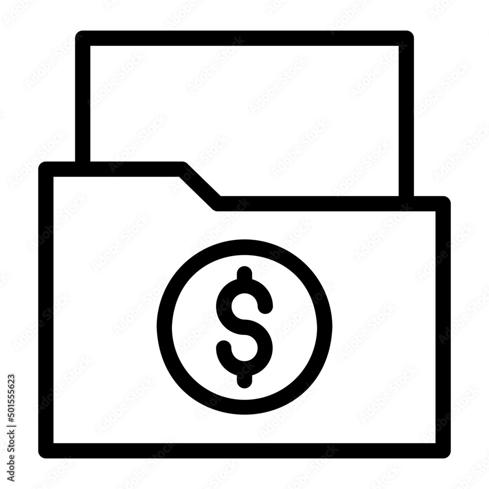 folder line icon folder line icon