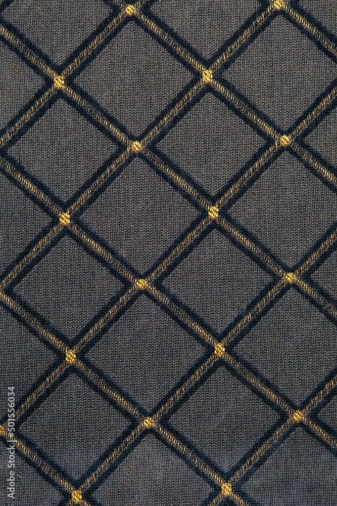 yellow-black fabric with rhombuses background for design yellow-black fabric with rhombuses background for design