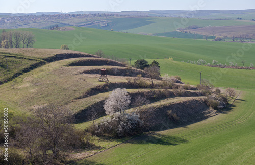 Spring landscape of Moravian Tuscany (Czech Republic)