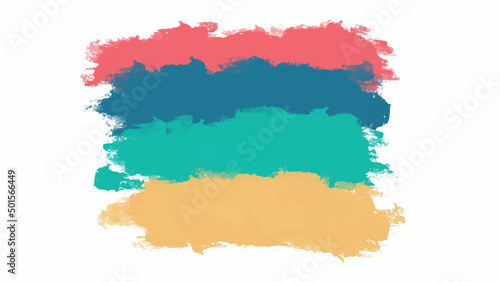 soft Colorful watercolor background for your design, watercolor background concept, vector.