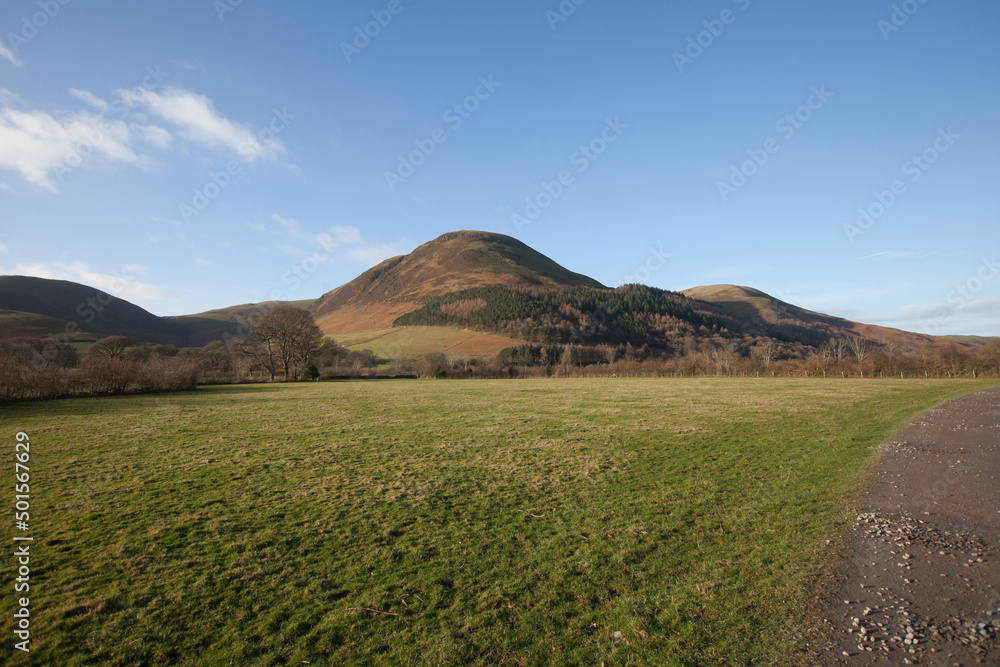 Fototapeta premium Views of Loweswater Fells in The Lake District in Allerdale, Cumbria in the UK