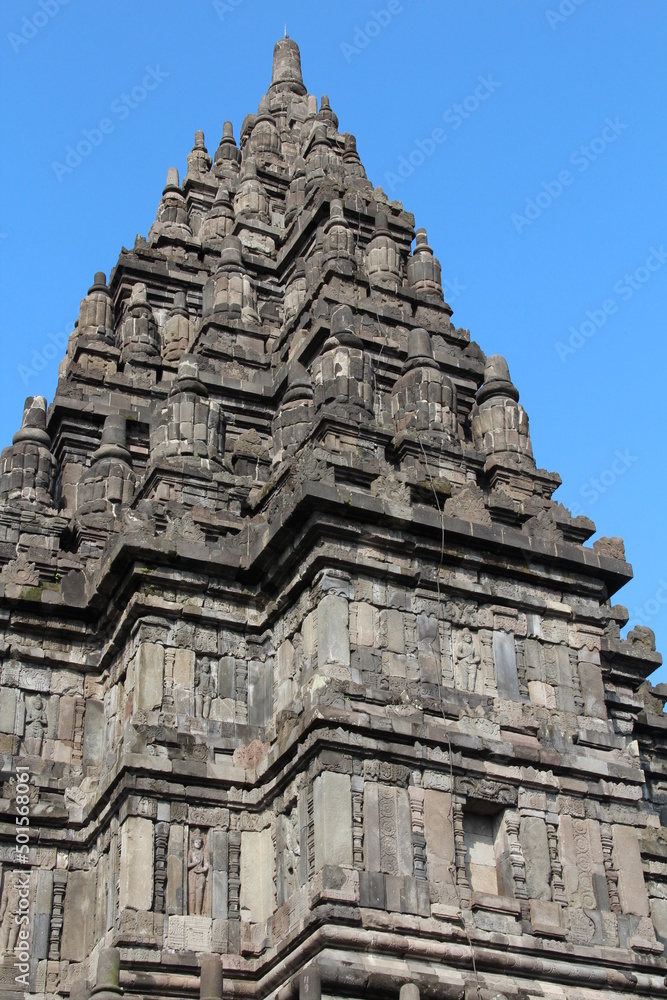 Ruins of of the Prambanan Temple Compounds. Java. Indonesia