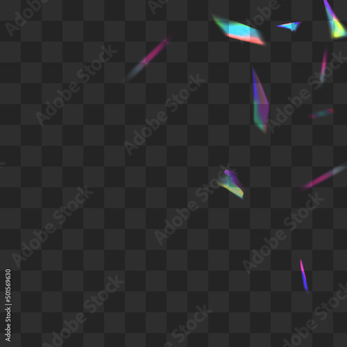 Neon Lens Vector Transparent Background.