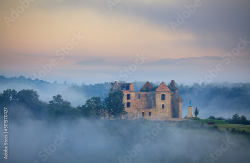 Foto ruins of the Discalced Carmelite Monastery in Zagórz