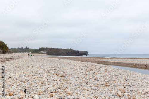 Beach of San Antolin, Naves, Llanes, Asturias, Spain