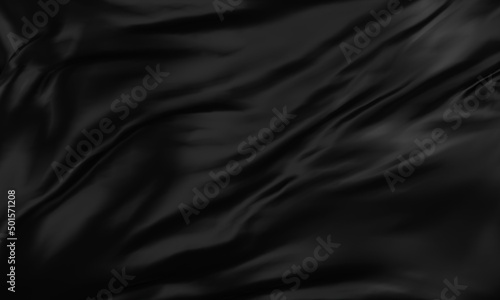 Smooth elegant Black silk background.