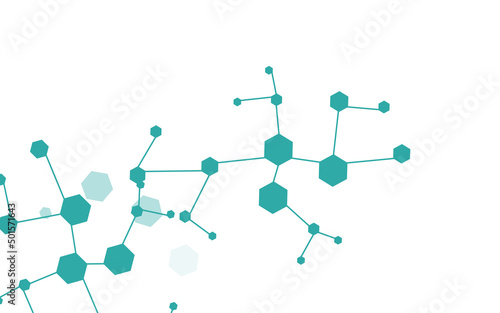 Science Medical Vector White Background. Dna