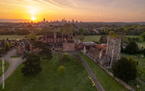 Aerial Shot Of Croydon Skyline