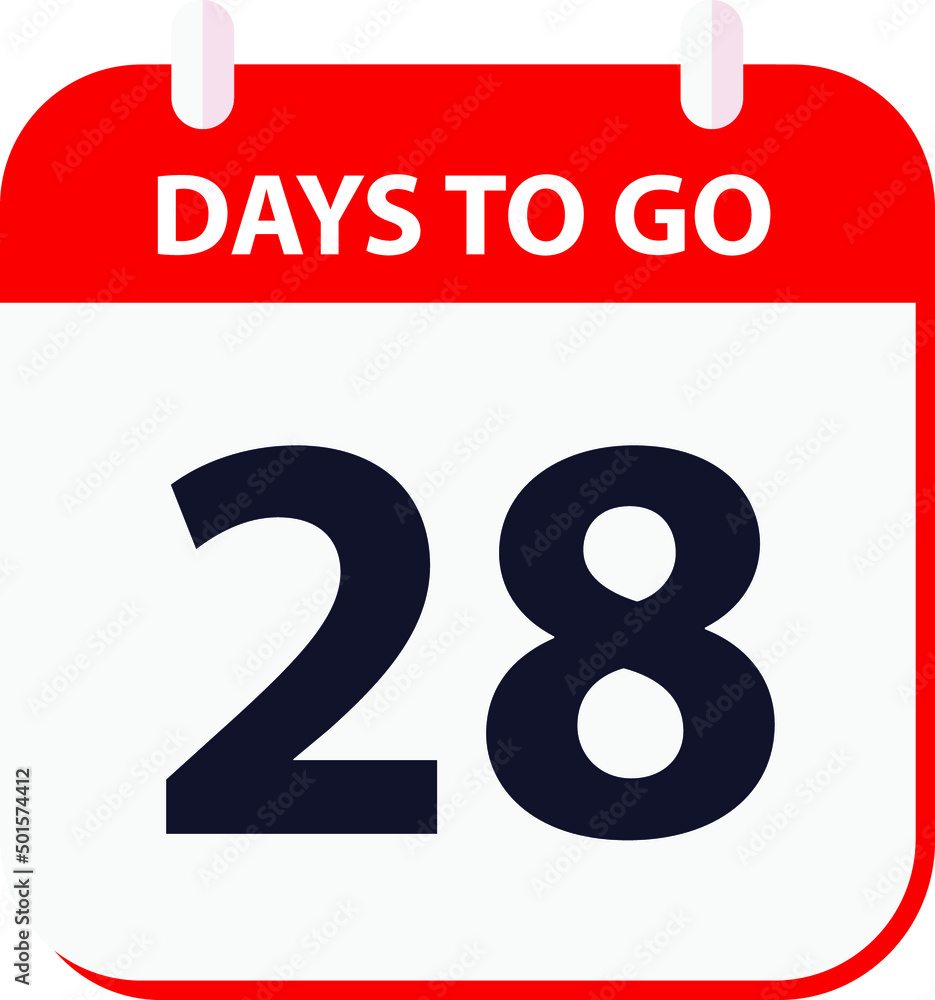 days to go last countdown icon 28 days go vector image. days to go last countdown icon 28 days go vector image.