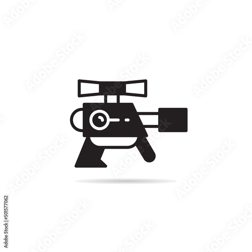 space gun and blaster icon vector illustration