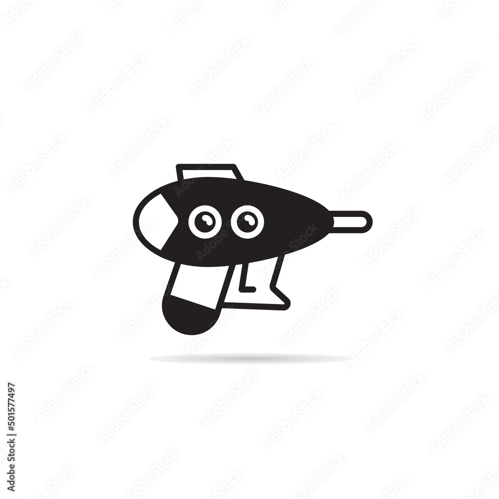 space gun and blaster icon vector illustration space gun and blaster icon vector illustration