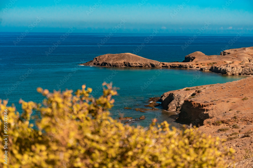 Fototapeta premium view of the sea Guajira Colombia
