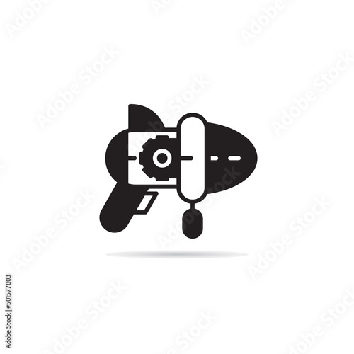 space gun and blaster icon