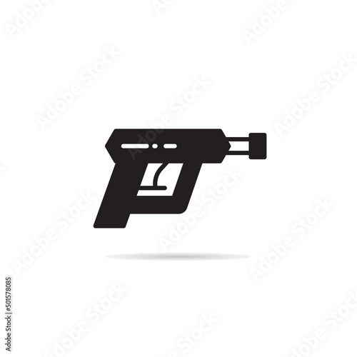 space gun and blaster icon vector illustration