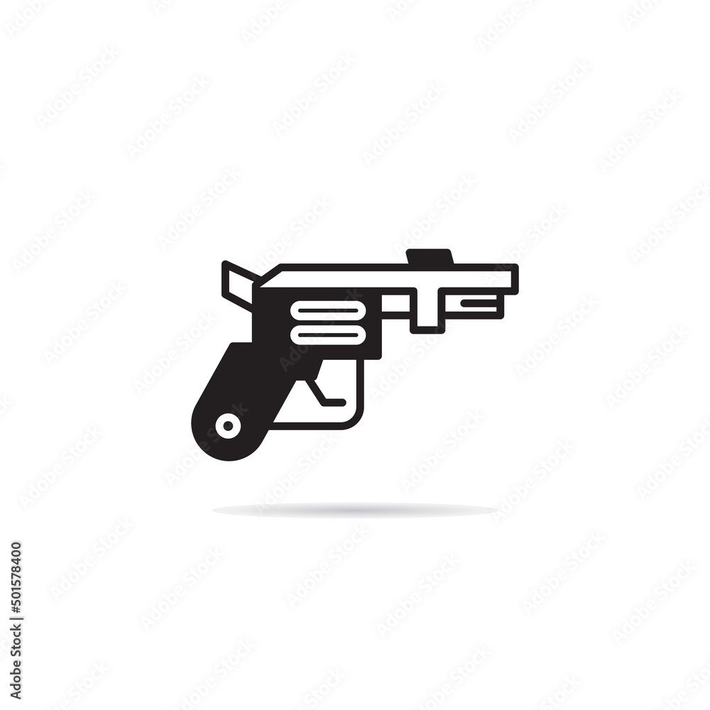 space gun and blaster icon vector illustration space gun and blaster icon vector illustration