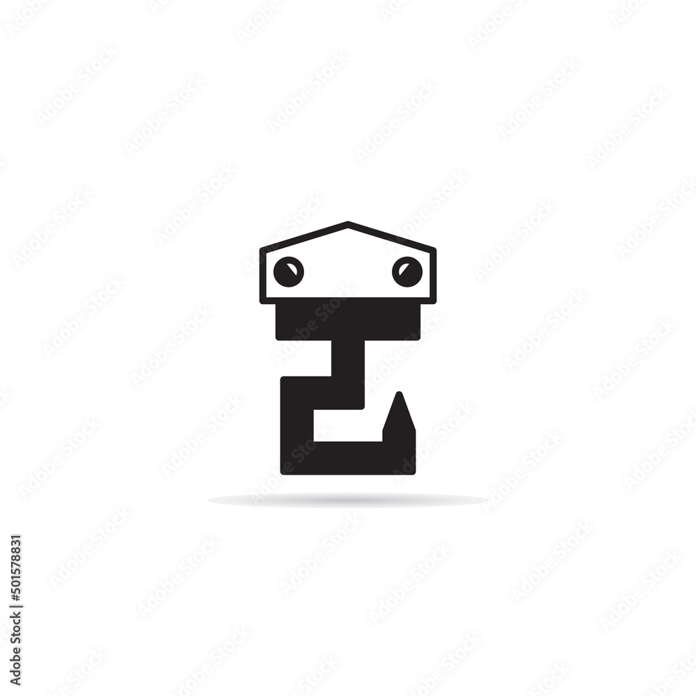 hoisting and crane hook icon vector illustration hoisting and crane hook icon vector illustration