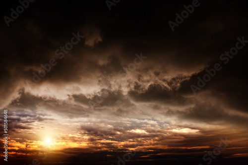 Cloudscape with a Light © Sabphoto