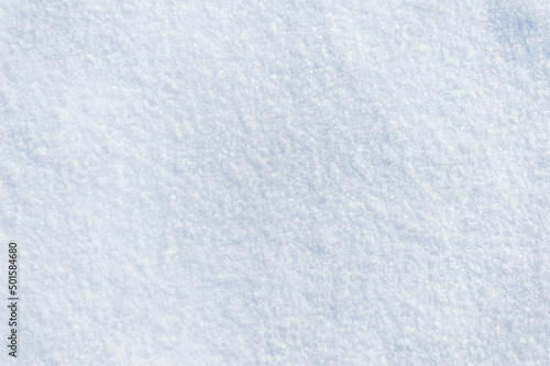 Fresh snow texture, top view