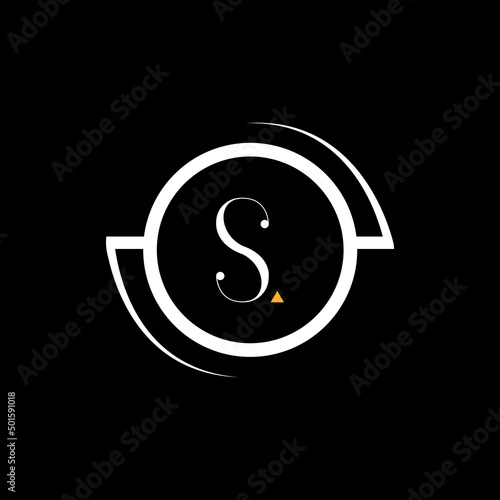 S Logo Design With Creative Modern Business Typography Vector Template. Creative Abstract Letter S Logo Design.
