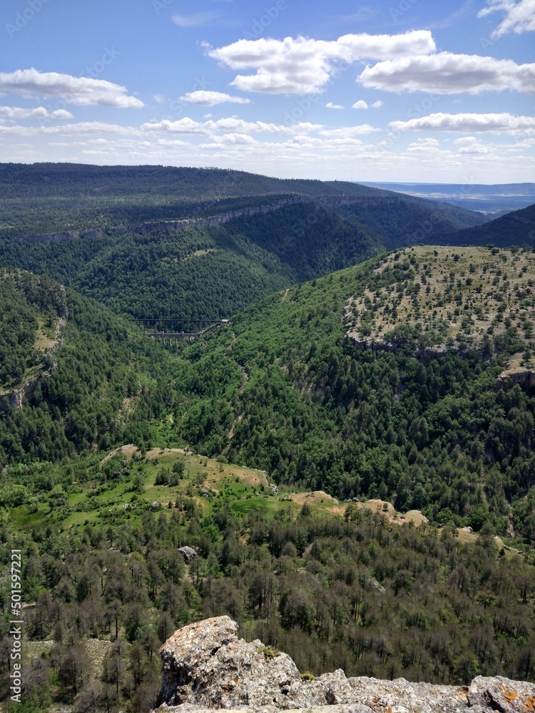 Naklejka premium Vistas desde el mirador de Las Majadas