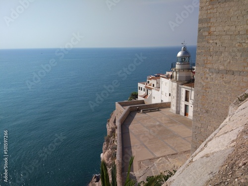 Faro visto desde el Castillo de Peñíscola